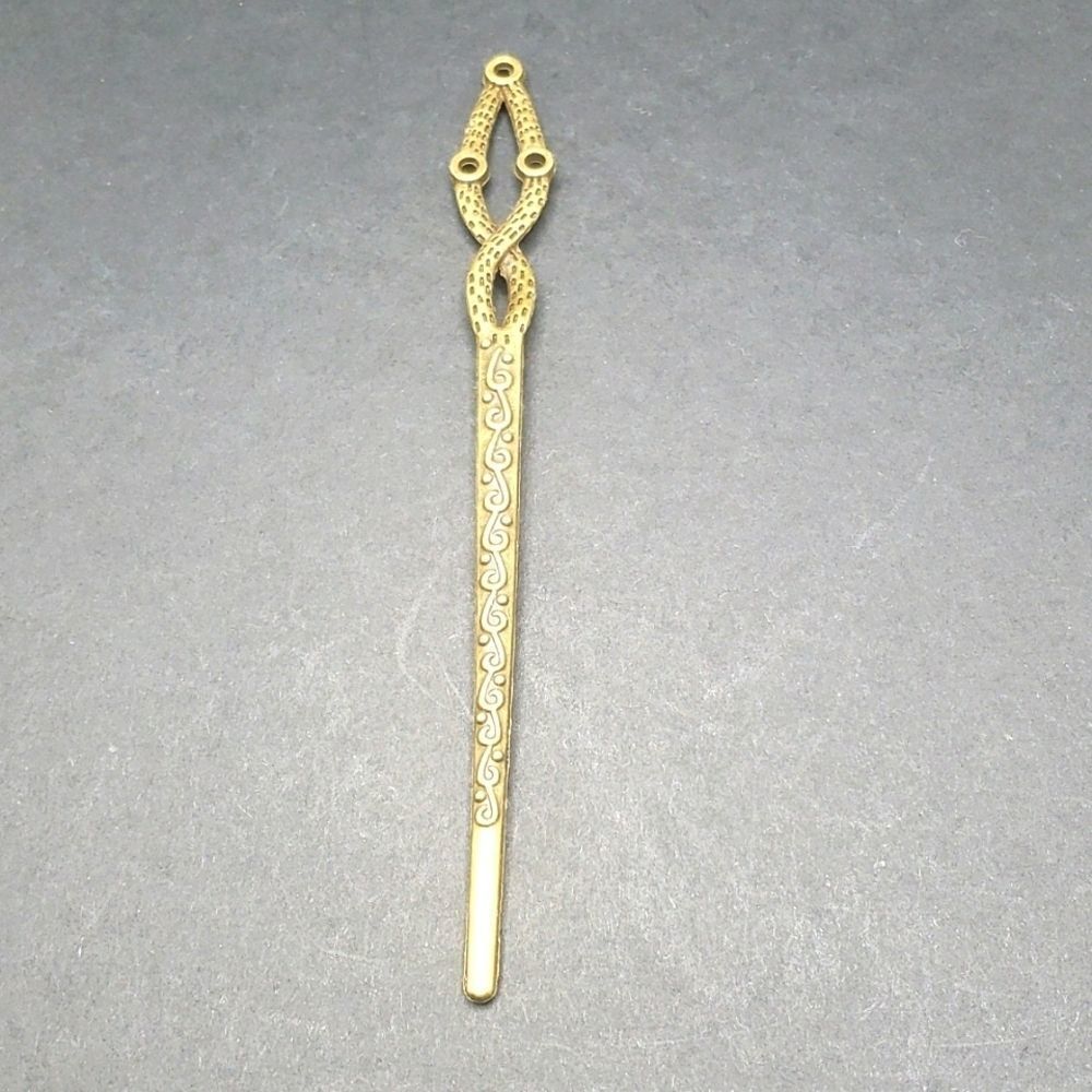 Bronze hair chopstick hair pin bun holder